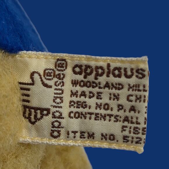 Bears in Toyland Vintage 10" Applause Jointed Posable Plush Toy Bear with Horn - Picture 15 of 15